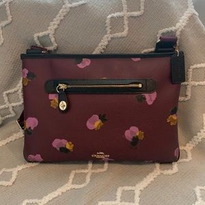 Purple poppy crossbody